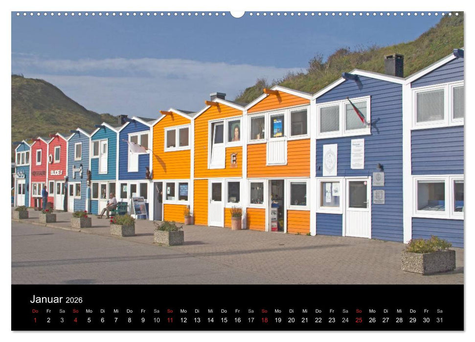 Helgoland - idyllische Nordseeinsel (CALVENDO Premium Wandkalender 2026)