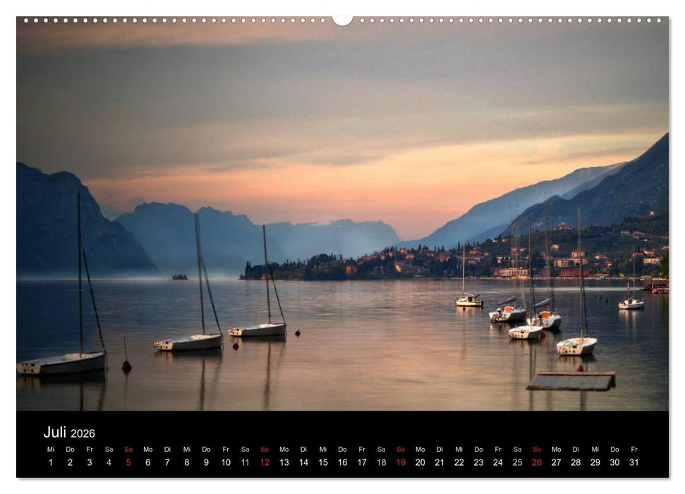 Europäische Städte bei Nacht (CALVENDO Premium Wandkalender 2026)