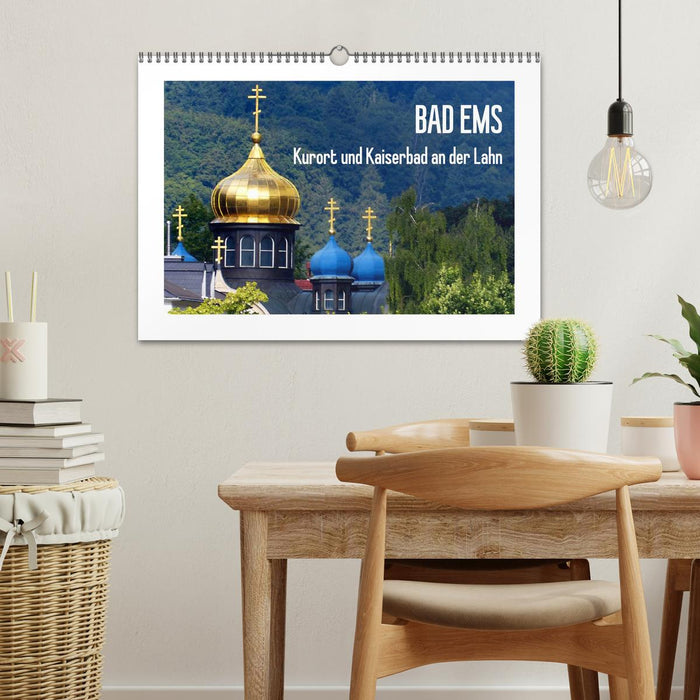 Bad Ems - Kurort und Kaiserbad an der Lahn (CALVENDO Wandkalender 2026)