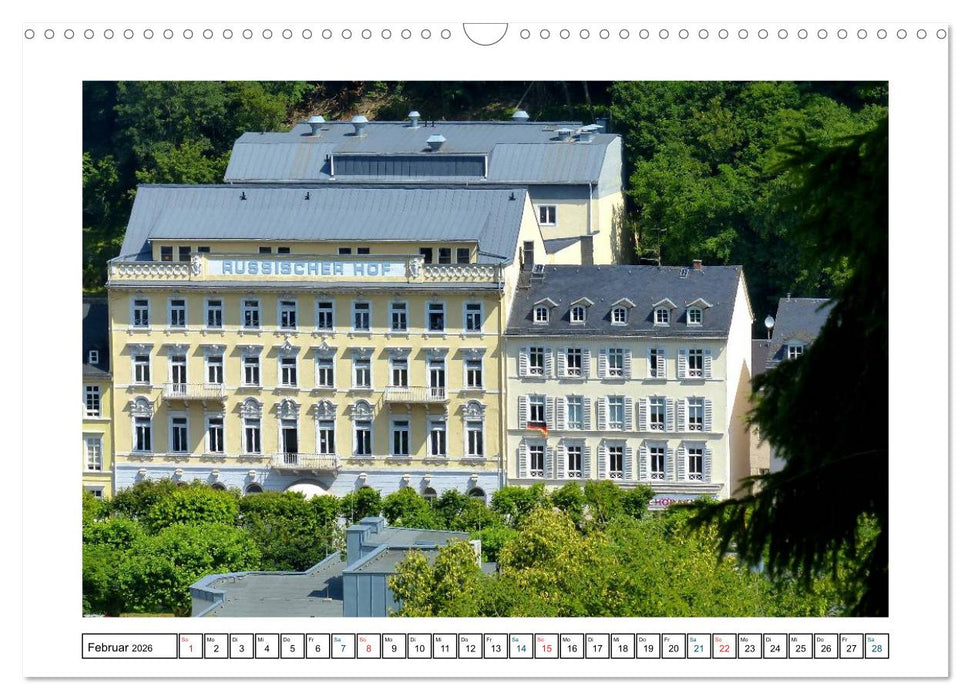 Bad Ems - Kurort und Kaiserbad an der Lahn (CALVENDO Wandkalender 2026)