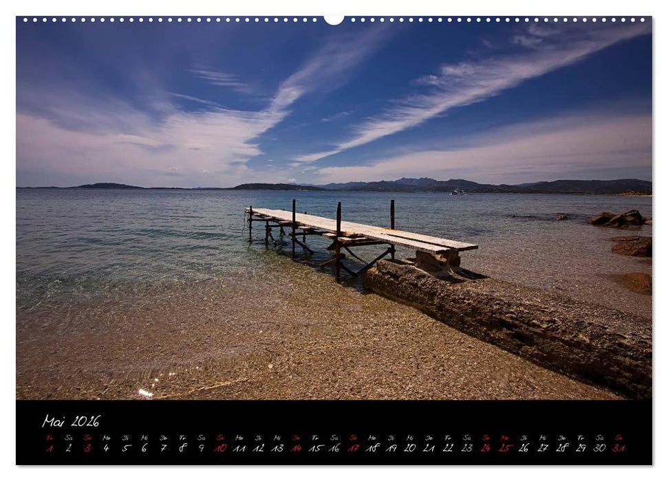 Blaues Sardinien (CALVENDO Premium Wandkalender 2026)