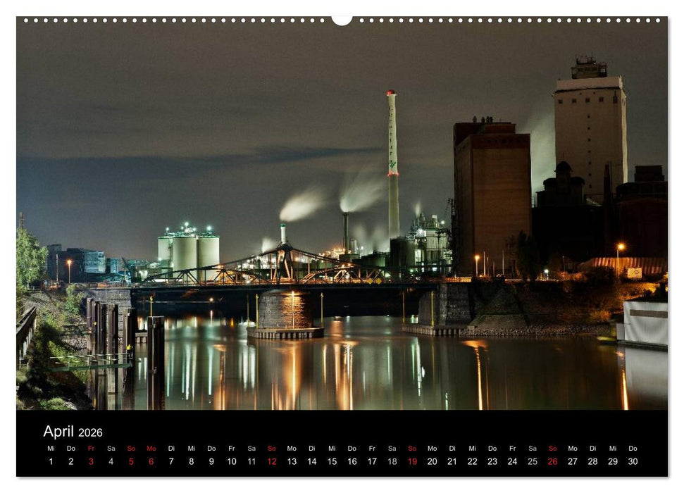 Ruhrlights II - Nachtlichter des Ruhrgebietes (CALVENDO Premium Wandkalender 2026)