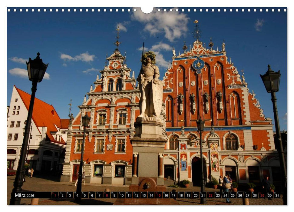 Riga + Jurmala (CALVENDO Wandkalender 2026)