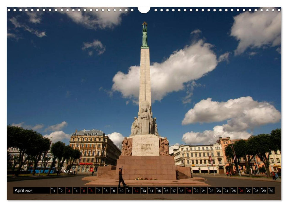 Riga + Jurmala (CALVENDO Wandkalender 2026)