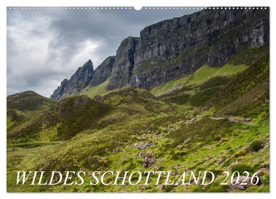 Wildes Schottland 2026 (CALVENDO Wandkalender 2026)