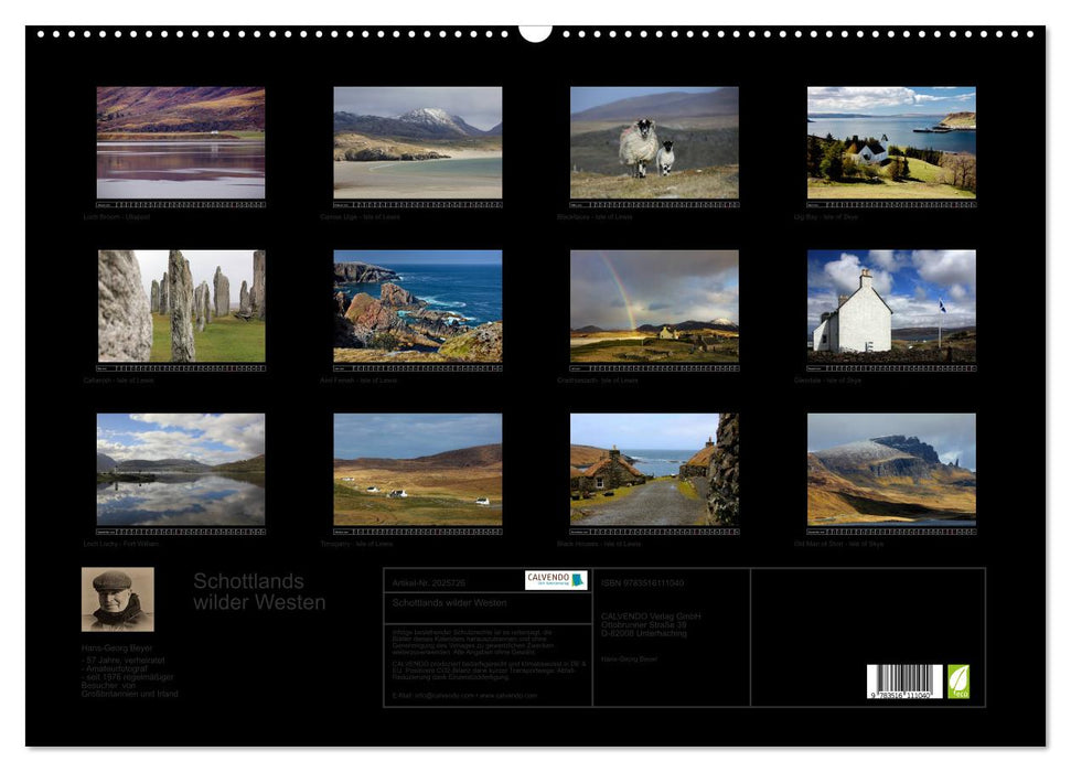 Schottlands wilder Westen (CALVENDO Wandkalender 2026)