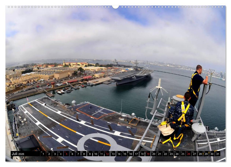 Kriegsschiffe der USA (CALVENDO Premium Wandkalender 2026)