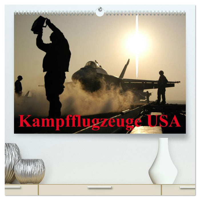 Kampfflugzeuge USA (CALVENDO Premium Wandkalender 2026)