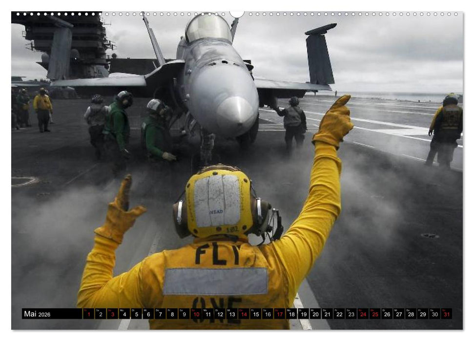 Kampfflugzeuge USA (CALVENDO Premium Wandkalender 2026)