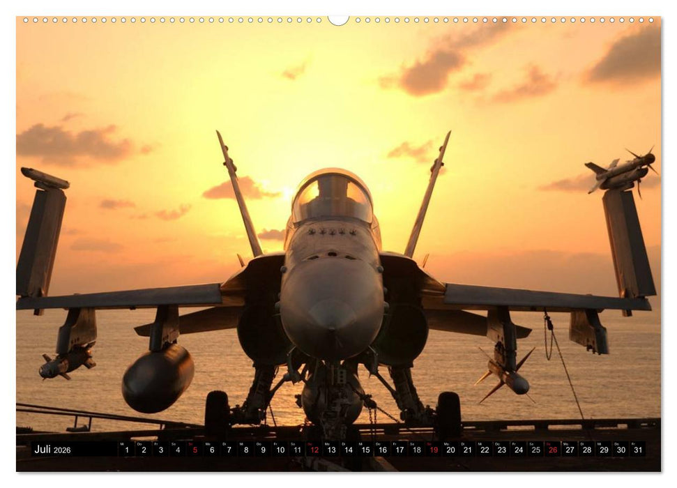 Kampfflugzeuge USA (CALVENDO Premium Wandkalender 2026)