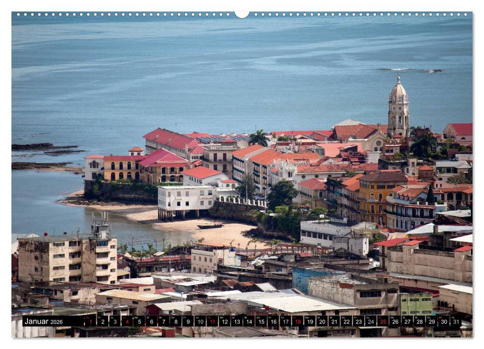 Panama Stadt (CALVENDO Premium Wandkalender 2026)