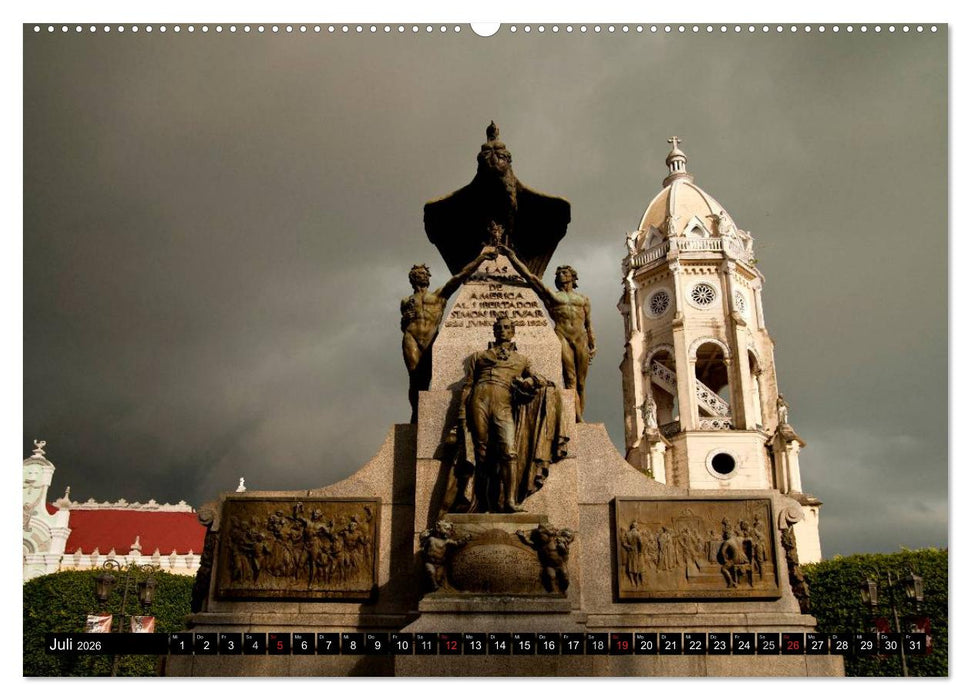 Panama Stadt (CALVENDO Premium Wandkalender 2026)