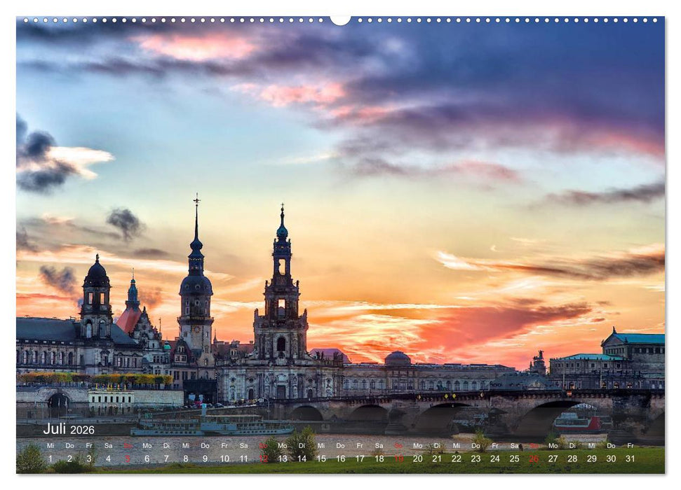 Dresden Bilder 2026 (CALVENDO Premium Wandkalender 2026)