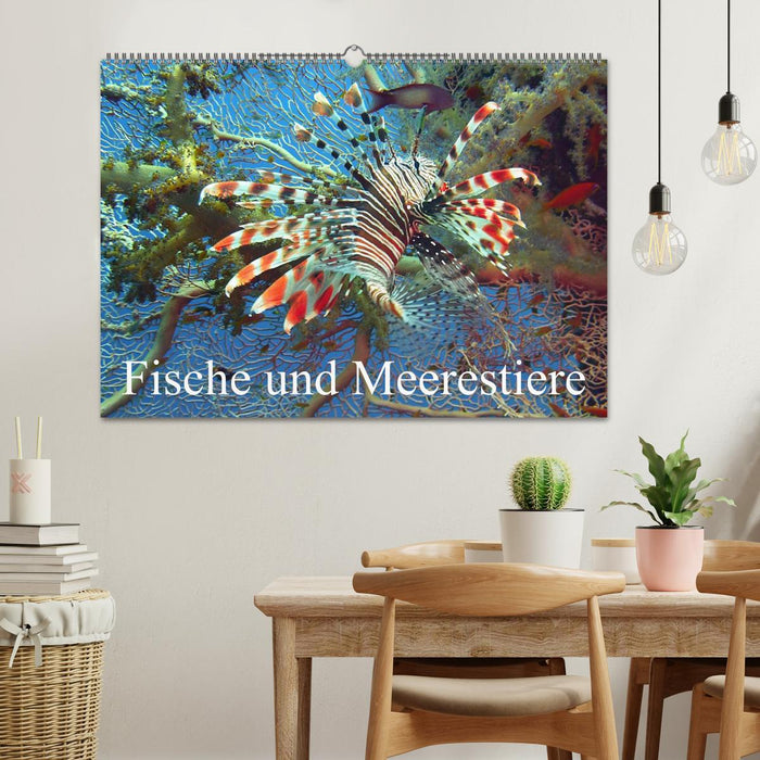 Fische und Meerestiere (CALVENDO Wandkalender 2026)