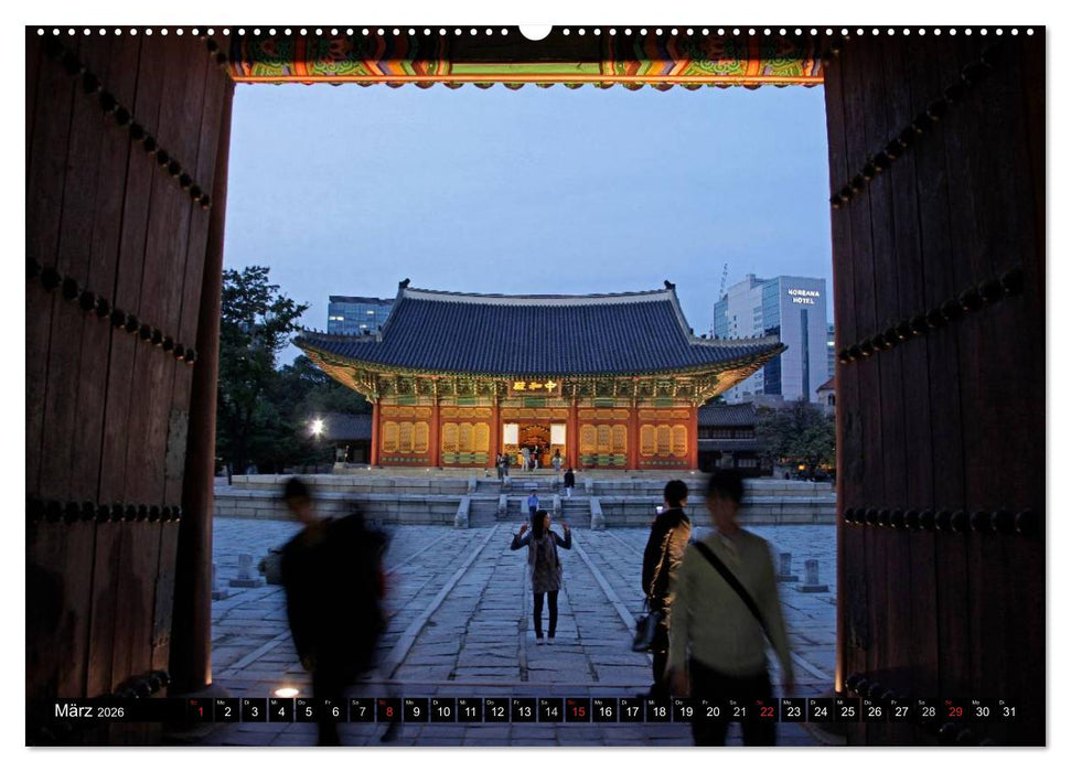 Seoul (CALVENDO Premium Wandkalender 2026)