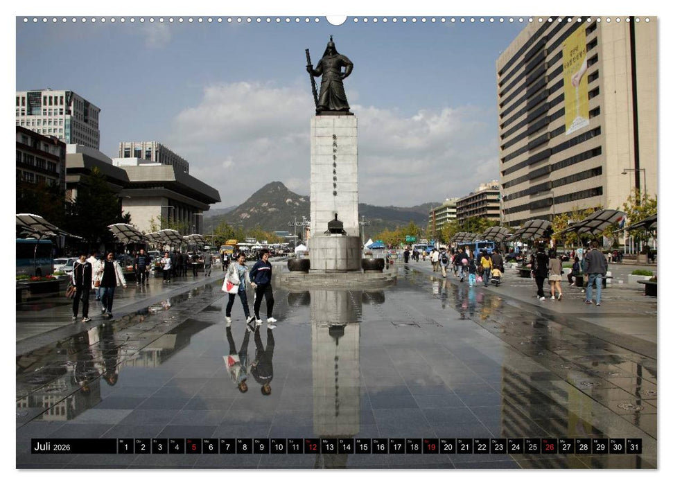 Seoul (CALVENDO Premium Wandkalender 2026)