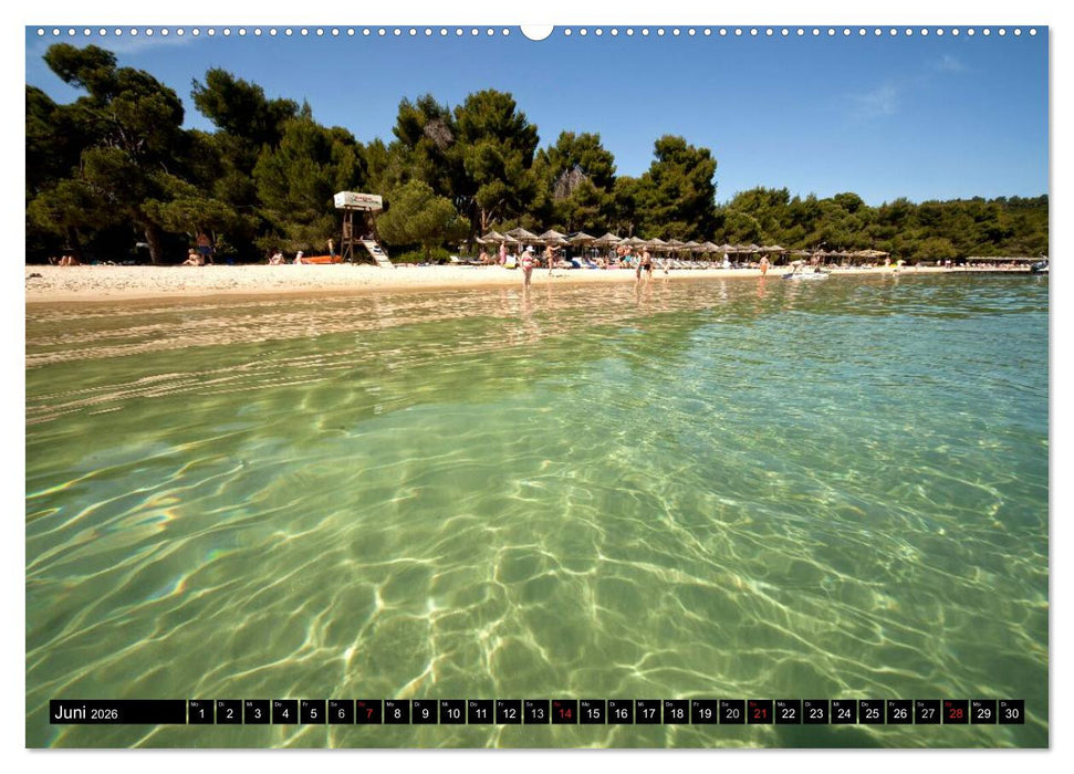 Skiathos + Skopelos (CALVENDO Premium Wandkalender 2026)