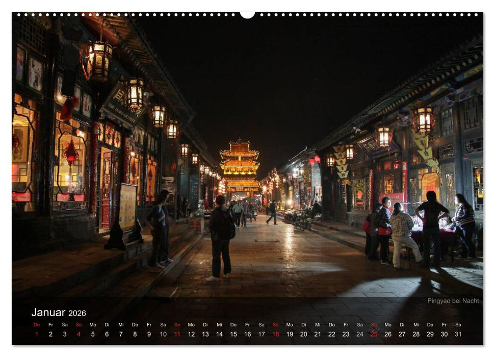 Erlebe China (CALVENDO Premium Wandkalender 2026)