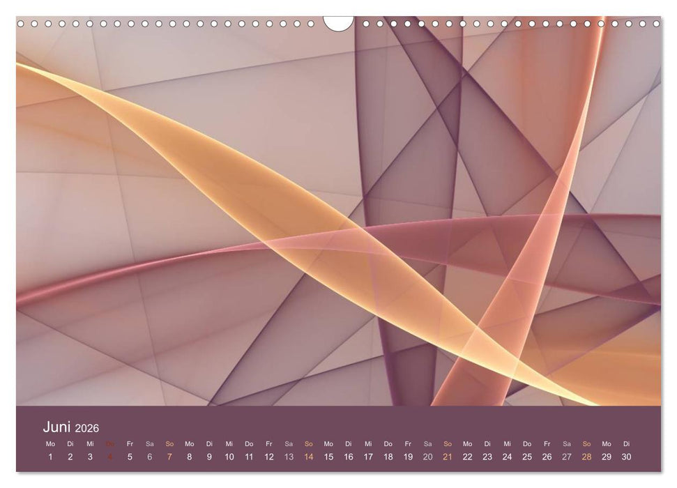 Exklusive Fraktalkunst / AT-Version (CALVENDO Wandkalender 2026)
