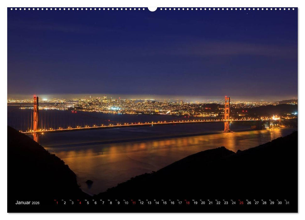Golden Gate Bridge (CALVENDO Premium Wandkalender 2026)