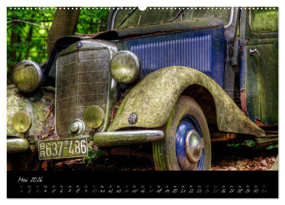 Oldtimer - verlassen verrostet vergessen (CALVENDO Premium Wandkalender 2026)