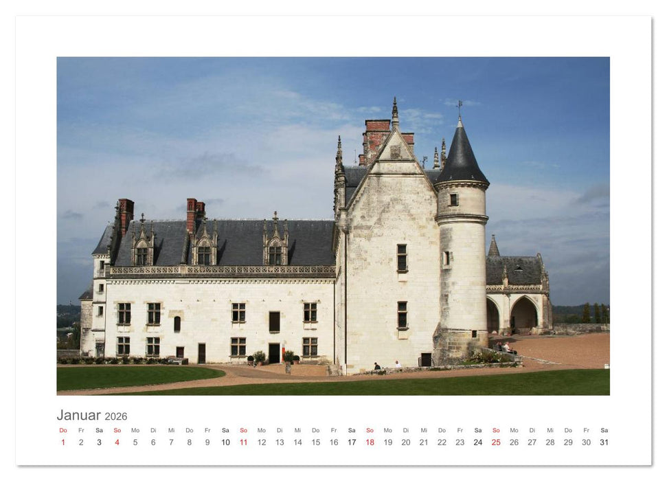 Unterwegs an der Loire (CALVENDO Premium Wandkalender 2026)