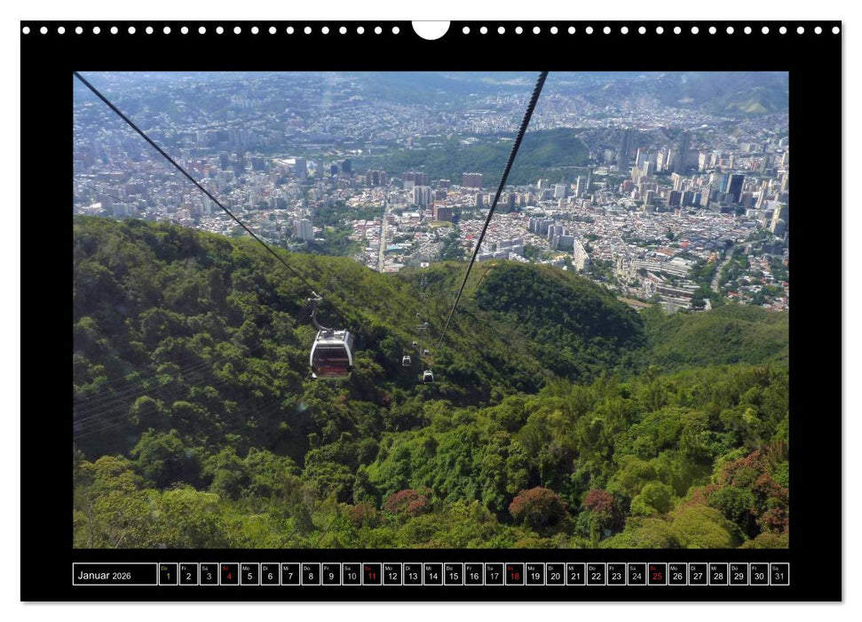 Venezuela & Caracas (CALVENDO Wandkalender 2026)