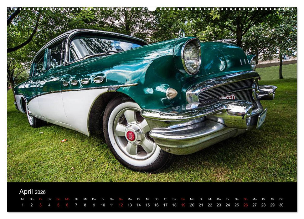 Faszination Oldtimer und Autolegenden (CALVENDO Premium Wandkalender 2026)