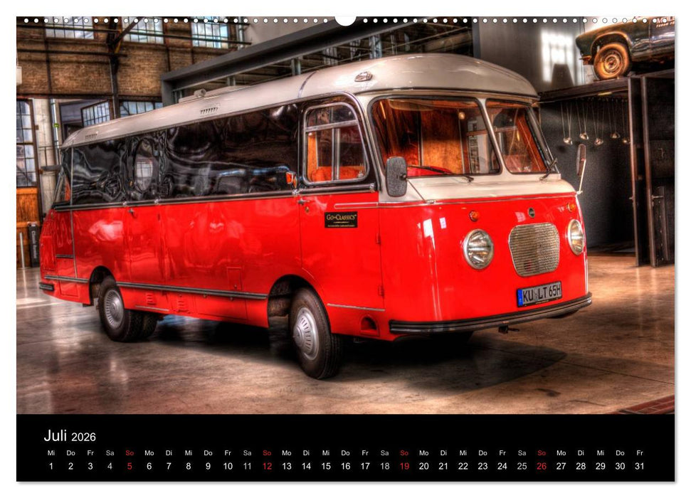 Faszination Oldtimer und Autolegenden (CALVENDO Premium Wandkalender 2026)