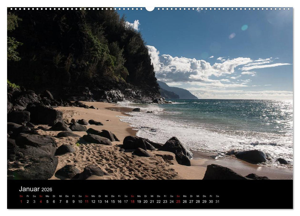 Hawaii - Kauai (CALVENDO Premium Wandkalender 2026)