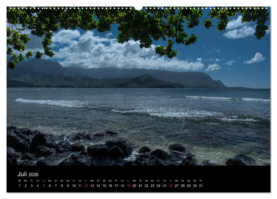 Hawaii - Kauai (CALVENDO Premium Wandkalender 2026)