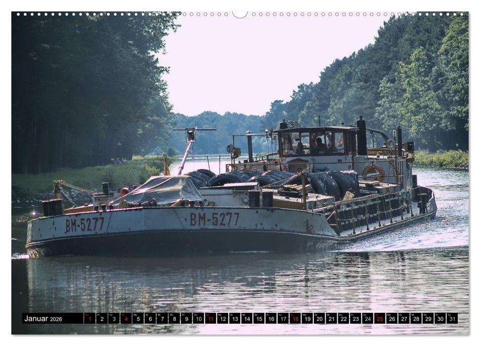 Binnenschiffe (CALVENDO Wandkalender 2026)