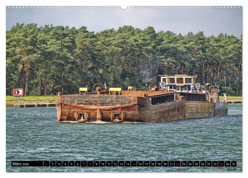 Binnenschiffe (CALVENDO Wandkalender 2026)