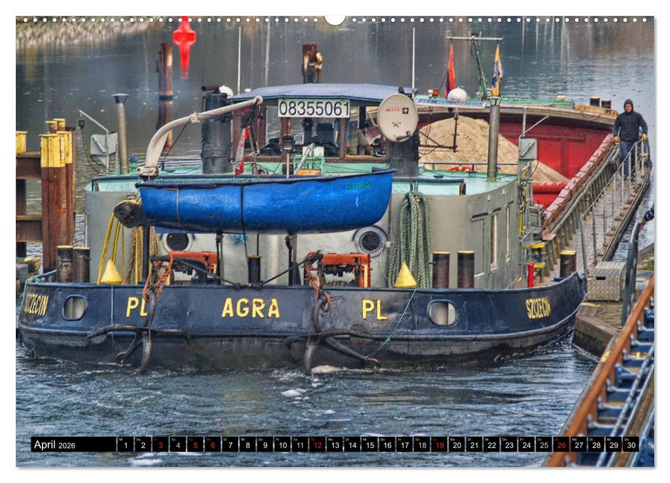 Binnenschiffe (CALVENDO Wandkalender 2026)