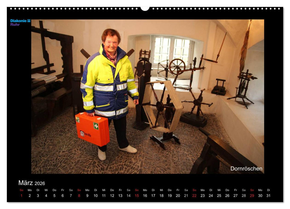 "Schönheit im Alter" - die Feierabendhäuser zu Gast im Märchenland der Brüder Grimm (CALVENDO Premium Wandkalender 2026)