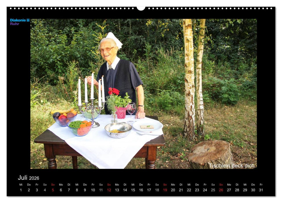 "Schönheit im Alter" - die Feierabendhäuser zu Gast im Märchenland der Brüder Grimm (CALVENDO Premium Wandkalender 2026)