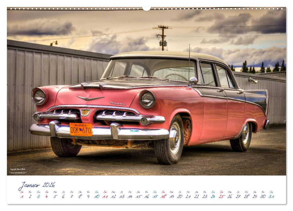 US Cars & Trucks in Alaska (CALVENDO Premium Wandkalender 2026)