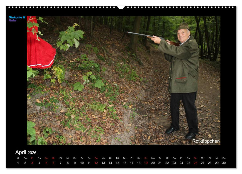 "Schönheit im Alter" - die Feierabendhäuser zu Gast im Märchenland der Brüder Grimm (CALVENDO Wandkalender 2026)