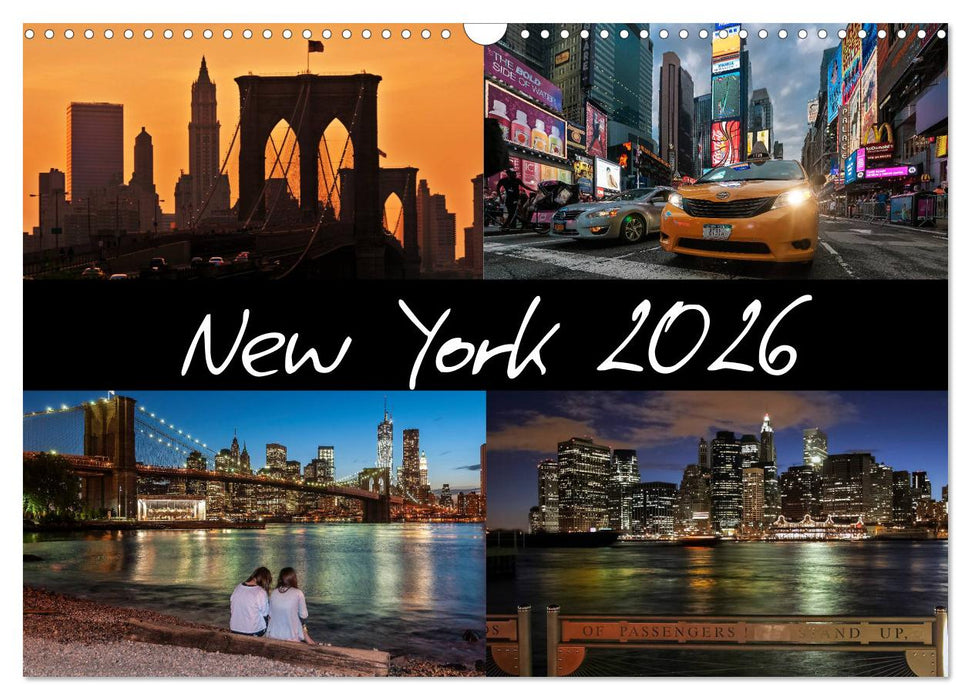 New York (CALVENDO Wandkalender 2026)