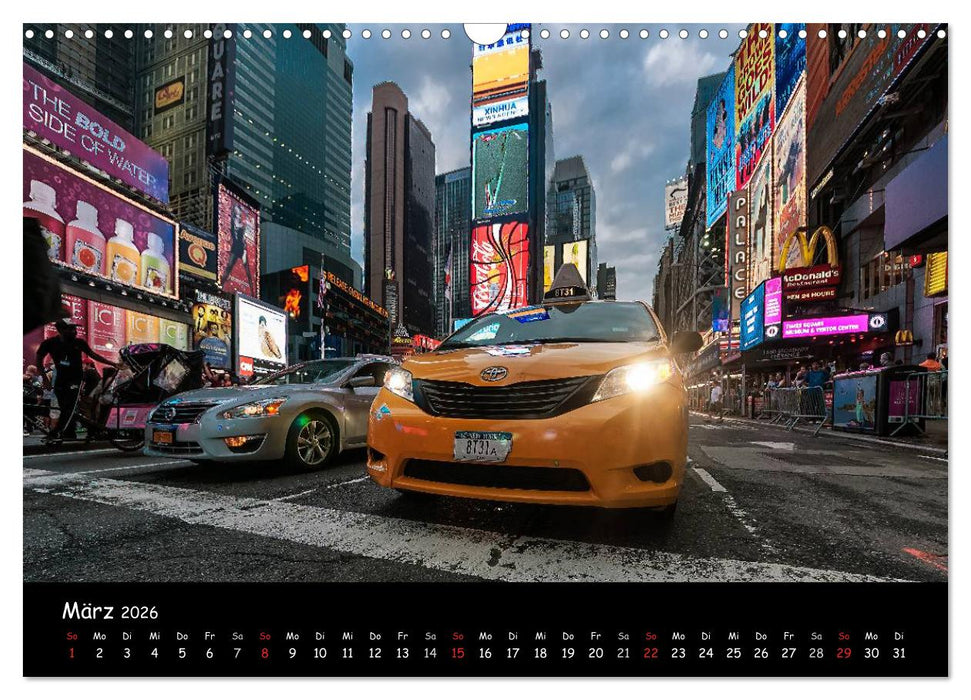 New York (CALVENDO Wandkalender 2026)