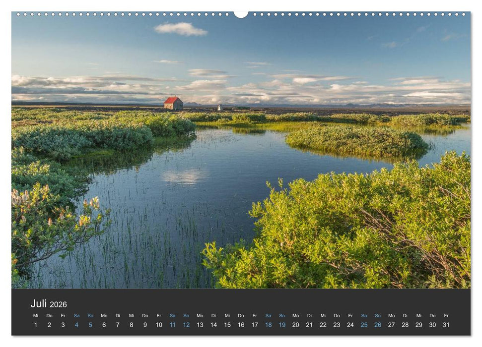 Island (CALVENDO Premium Wandkalender 2026)