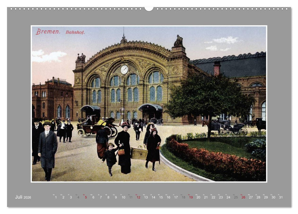 Historische Bahnhöfe (CALVENDO Premium Wandkalender 2026)