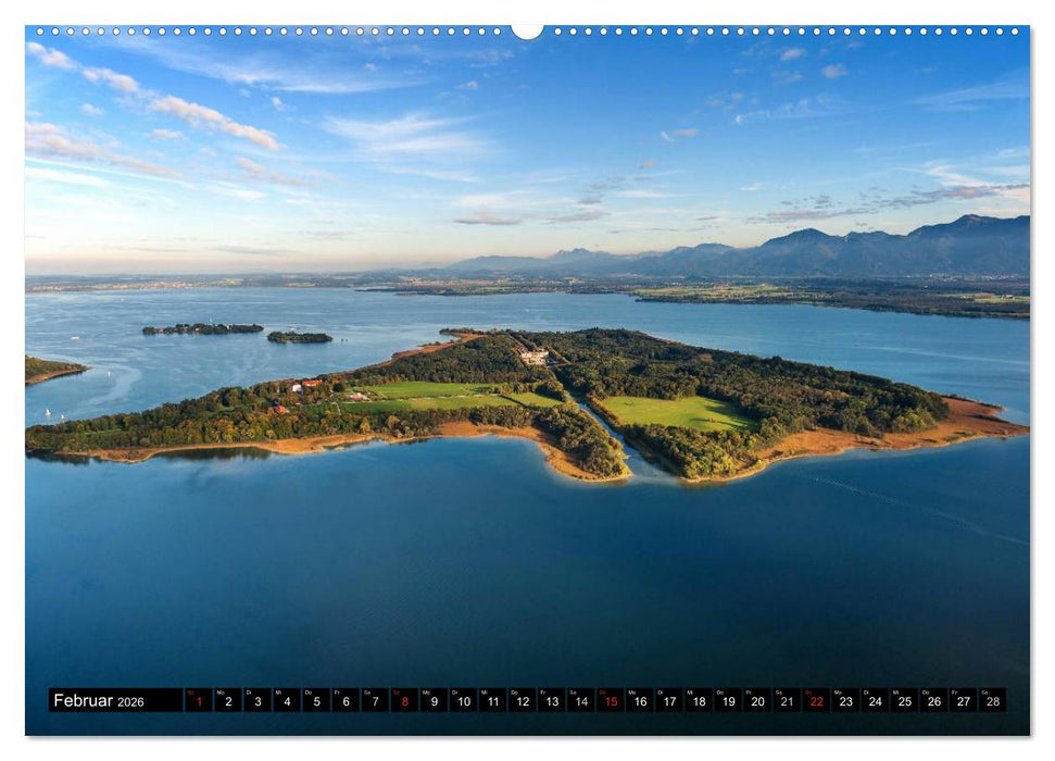 Der Chiemgau von oben (CALVENDO Premium Wandkalender 2026)