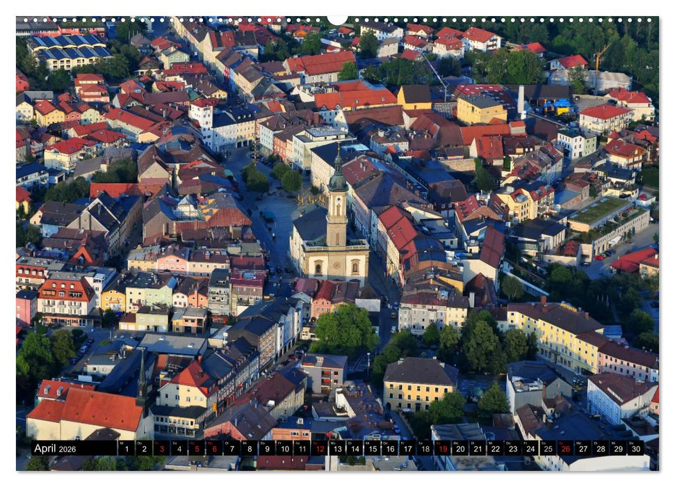 Der Chiemgau von oben (CALVENDO Premium Wandkalender 2026)