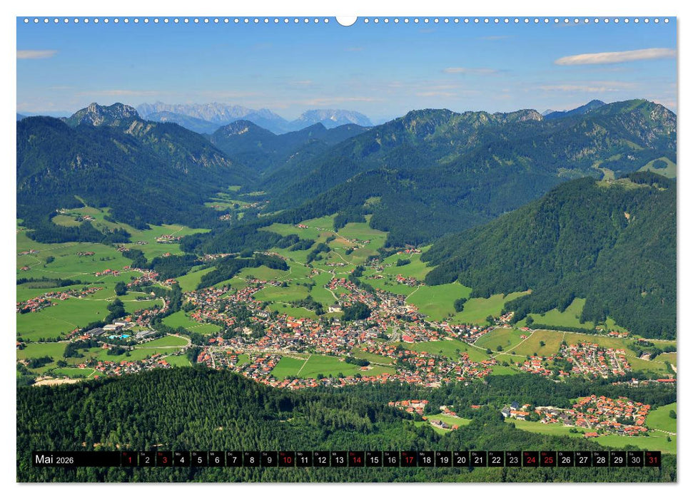 Der Chiemgau von oben (CALVENDO Premium Wandkalender 2026)