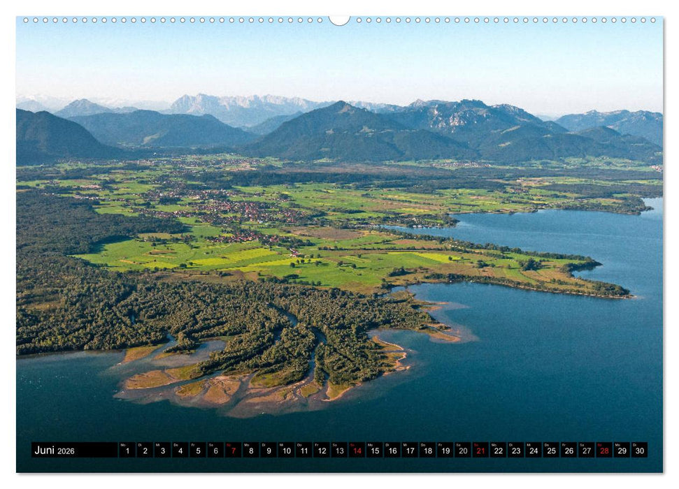 Der Chiemgau von oben (CALVENDO Premium Wandkalender 2026)