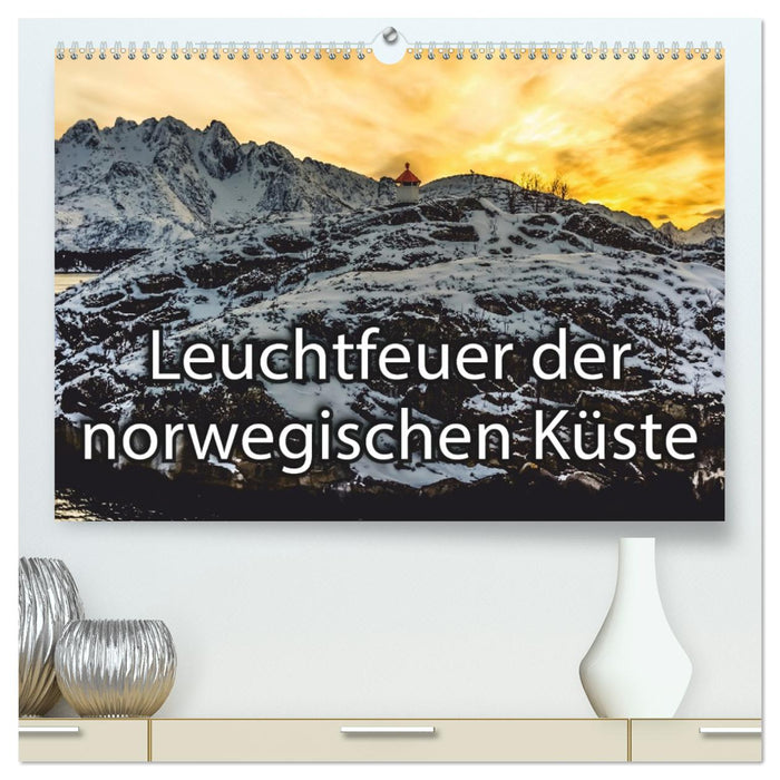 Leuchtfeuer der norwegischen Küste (CALVENDO Premium Wandkalender 2026)