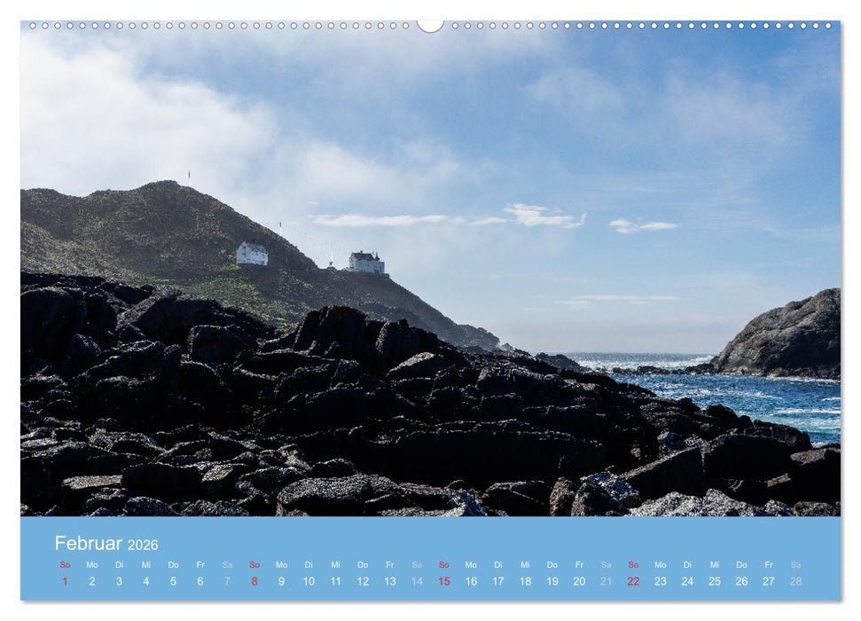 Leuchtfeuer der norwegischen Küste (CALVENDO Premium Wandkalender 2026)
