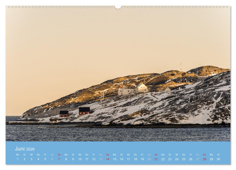 Leuchtfeuer der norwegischen Küste (CALVENDO Premium Wandkalender 2026)