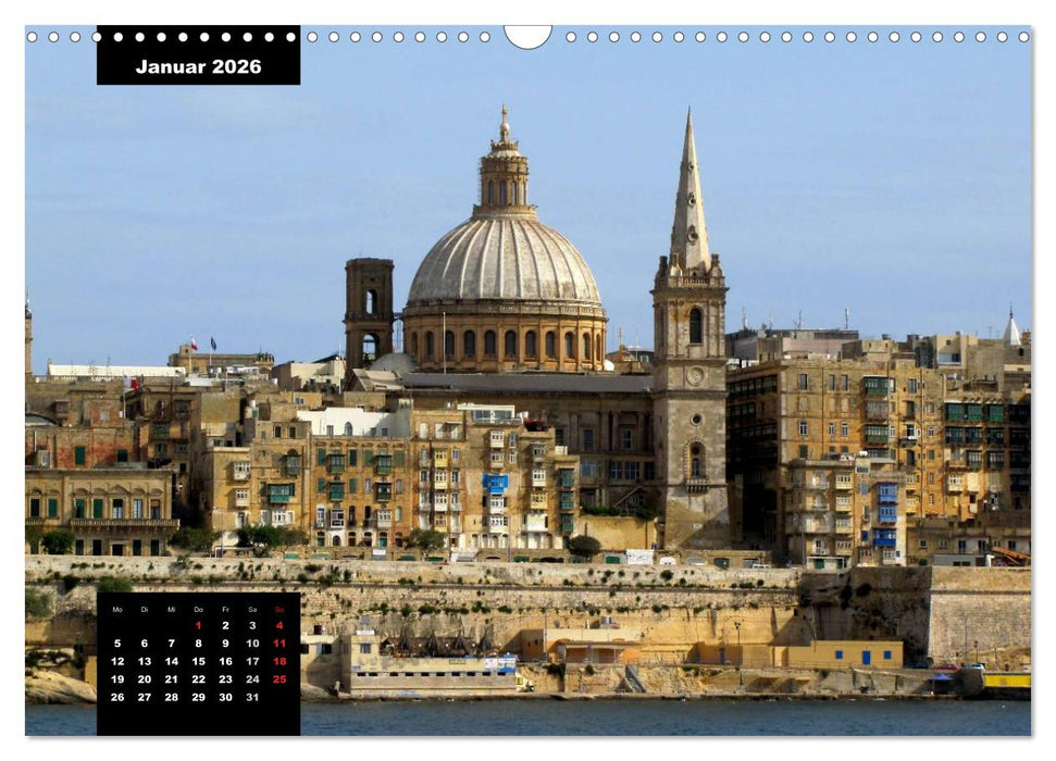 Impressionen aus Malta (CALVENDO Wandkalender 2026)